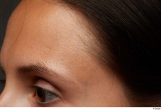 HD Face Skin Vanessa Angel eyebrow face forehead skin pores…
